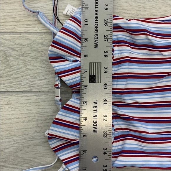 Onia NWT Belle Striped One-Piece Swimsuit Size XS - Picture 9 of 16